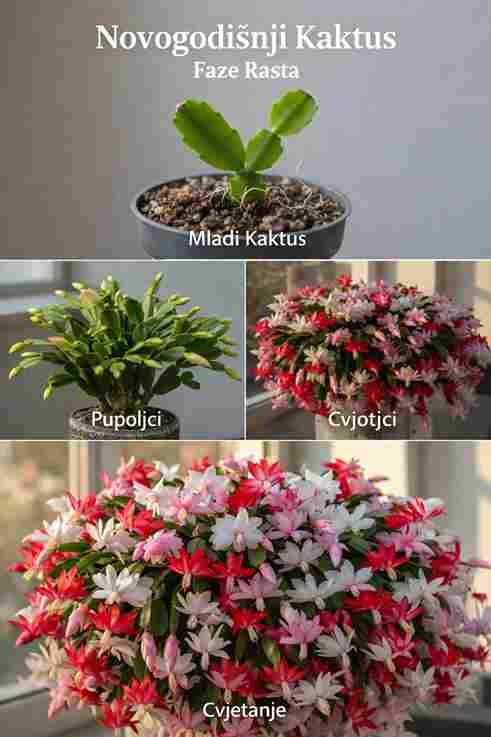 Uzgoj spektakularnog božićnog kaktusa s cvjetovima tokom cijele godine 🌵🎄