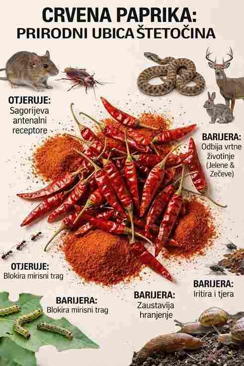 🌶️ LJUTA PAPRIKA: Prirodni ubica štetočina koji većina ljudi ne zna!