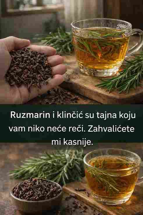 Ruzmarin i klinčić: Tajna koju vam niko neće otkriti, hvala mi kasnije…