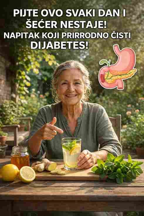 Pijte ovo svaki dan i šećer nestaje! Napitak koji prirodno pomaže u borbi protiv dijabetesa
