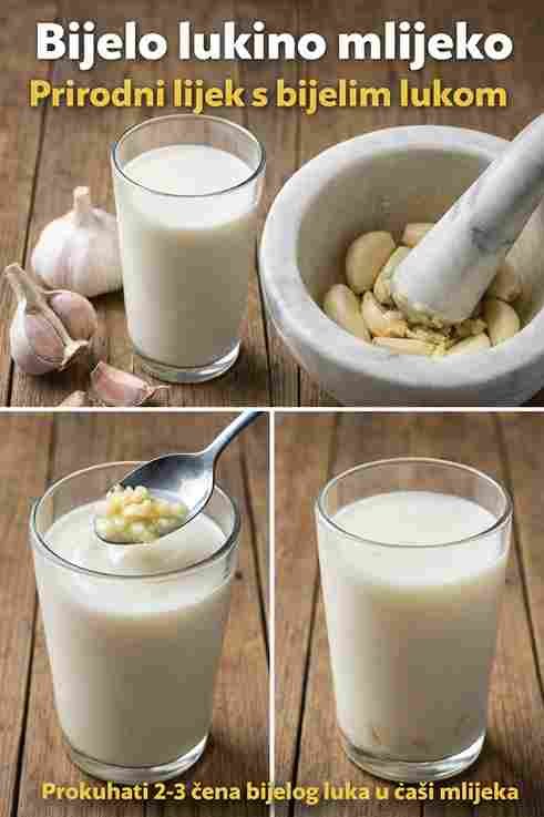 Pomiješajte bijeli luk s mlijekom i zahvalit ćete mi se 🥛🧄