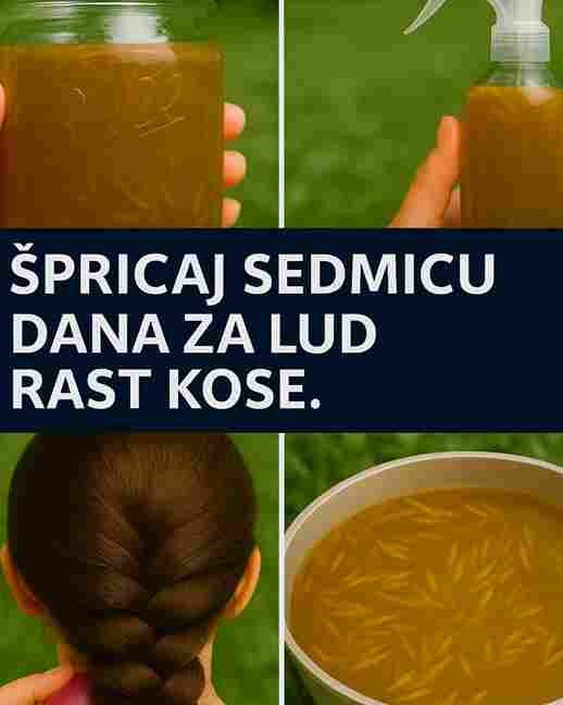 Ovaj tonik za kosu čini vašu kosu zdravom, jakom i gustom 🌿✨