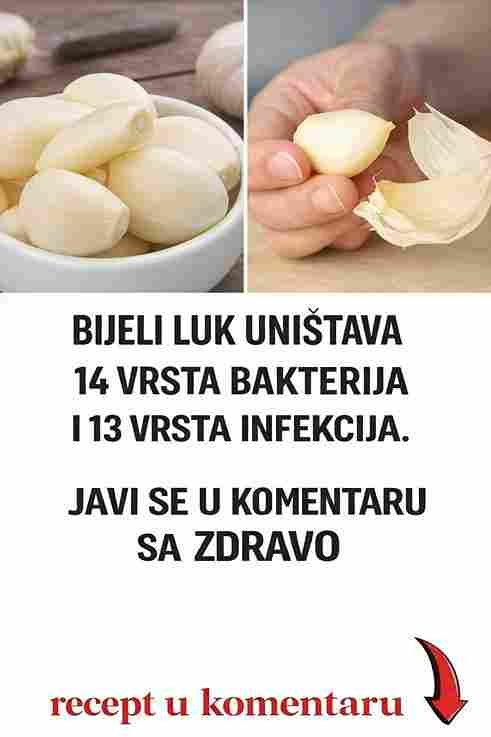 Bijeli luk: prirodni antibiotik koji uništava infekcije 🧄✨
