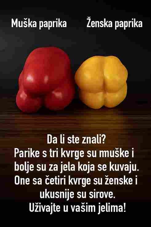 Jeste li znali? Paprike imaju svoju tajnu! 👀
