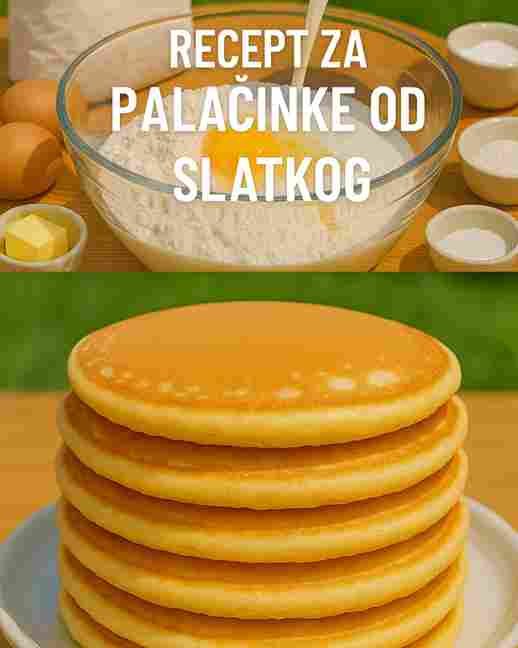 Recept za Pufnaste Palačinke 😋