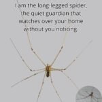 Ja sam mali pauk koji tiho boravi u uglovima tvog doma.