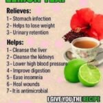 Čaj od hibiskusa i limuna 🍋🌺