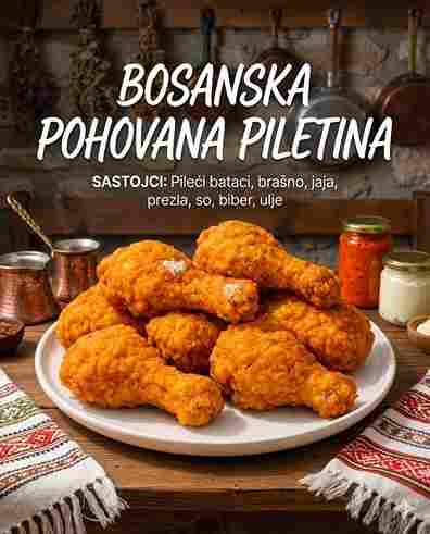 Brzi i Jednostavni Domaći KFC-Stil Piletina