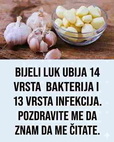 Bijeli luk: Prirodni ubica bakterija i infekcija