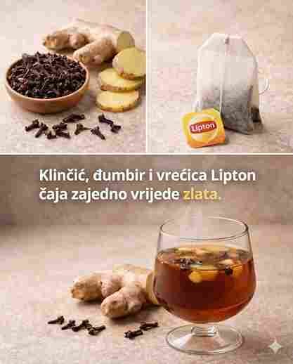 Klinčić, đumbir i Lipton čaj: Kombinacija koja vrijedi zlato