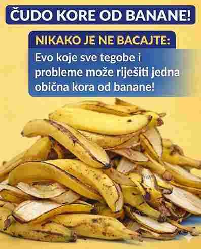 STAVITE KORE OD BANANE U FRIŽIDER: Prirodno rješenje koje morate isprobati! 🍌❄️