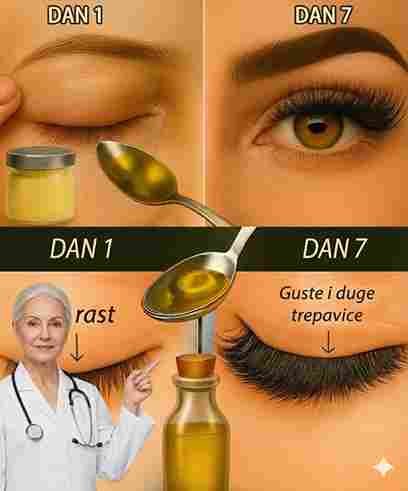Kako prirodno pospješiti rast trepavica za samo 7 dana ✨👁️