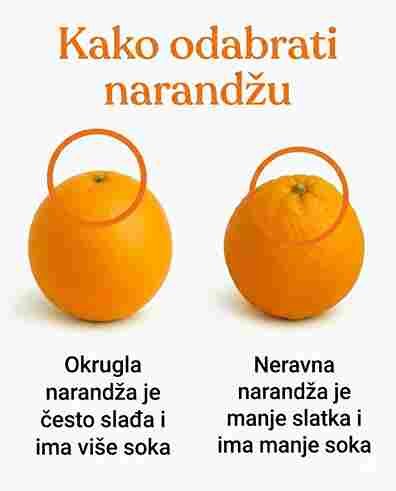 Kako izabrati najslađe i sočne narandže 🍊