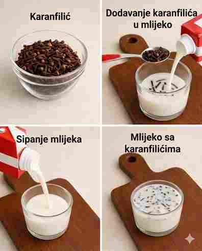 Pomiješajte klinčiće s mlijekom jednom i bit ćete zadivljeni rezultatima