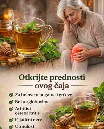 Čaj koji vraća pokretljivost: Recite zbogom bolovima u nogama i išijasu
