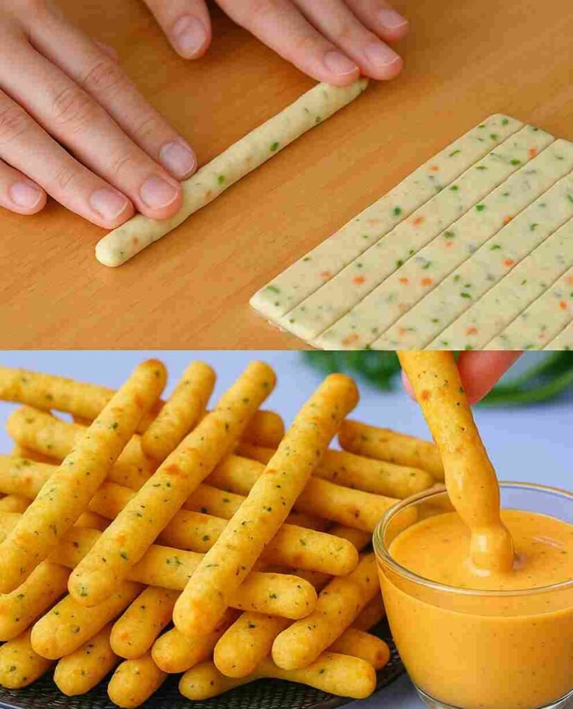 Hrskavi povrtni štapići od krompira sa sirom