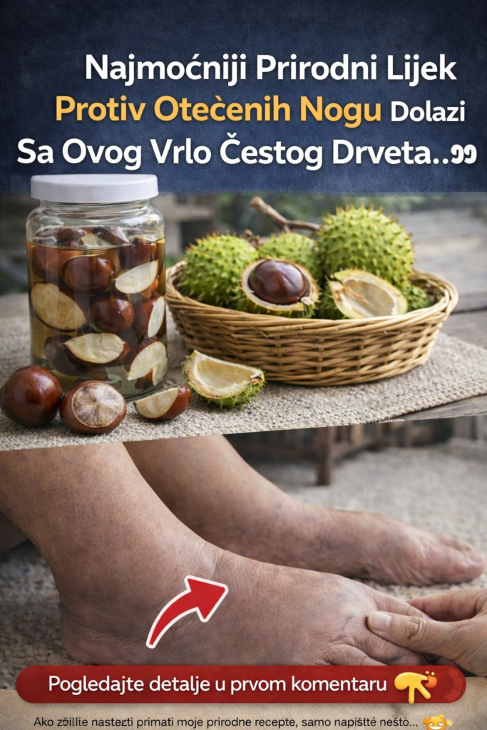 Najmoćniji Prirodni Lijek Protiv Otečenih Nogu Dolazi Sa Ovog Vrlo Čestog Drveta… 💬👀