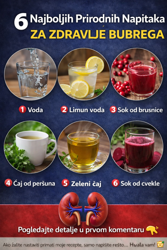 6 Najboljih Prirodnih Napitaka Za Zdravlje Bubrega